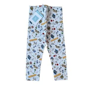 Bella Bliss School Print Leggings 3-4Y